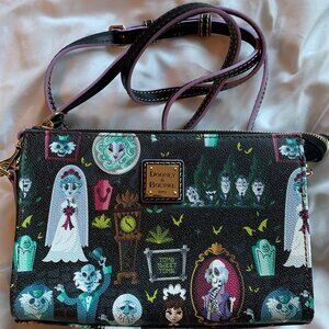 Disney Parks Dooney & Bourke Haunted Mansion Crossbody Shoulder Bag Zip